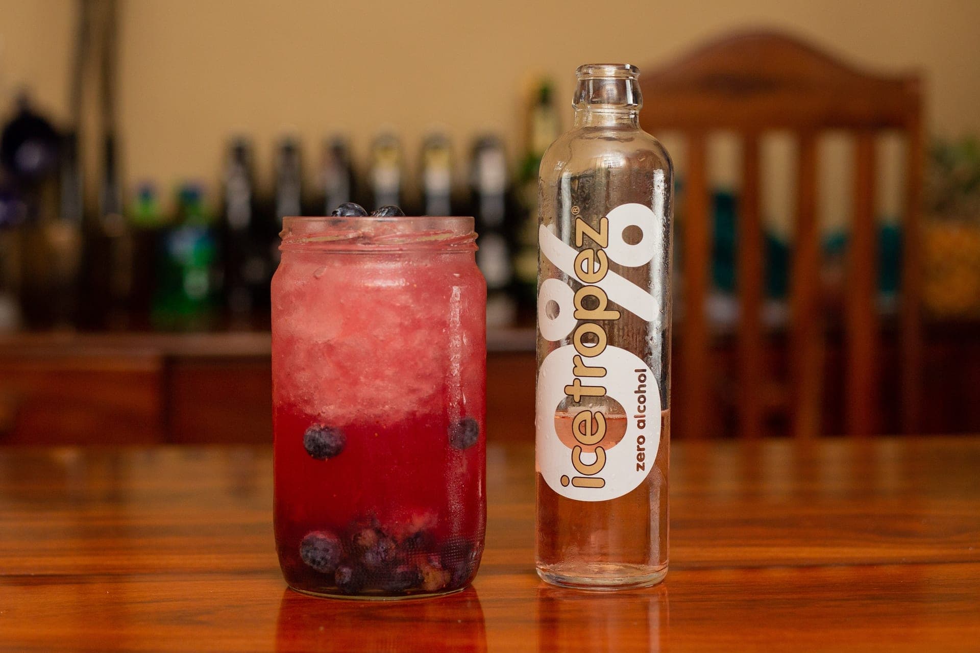 A finished cocktail with a considered garnish